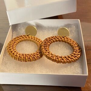 5 for $15 Elegant Woven Hoop Earrings